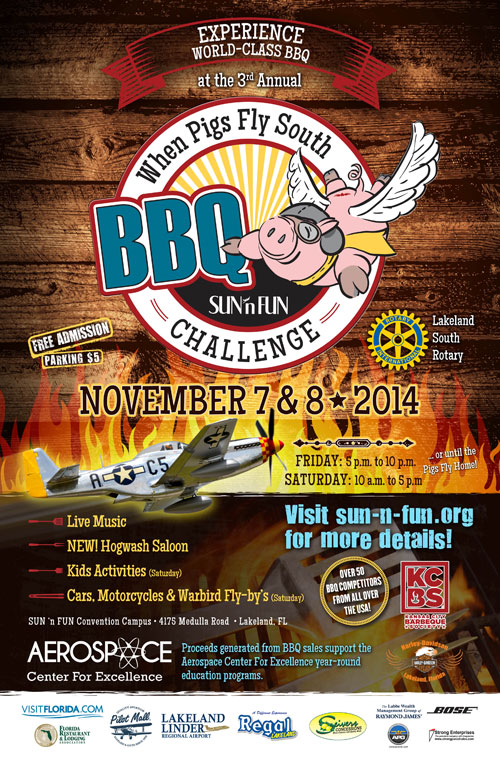 PigsFlySouthBBQPoster2014